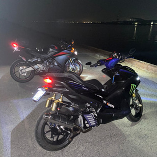 【受付終了】ヤマハ　AEROX155 フルカスタム　低走行極上車