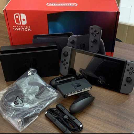 超美品】ニンテンドースイッチ 本体 Nintendo Switch Joy-Con グレー ...