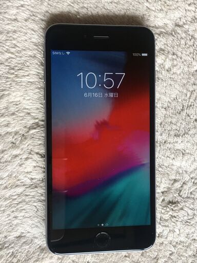 iphone 6plus 64GB docomo silver 96％ apple純正未使用イヤホン付