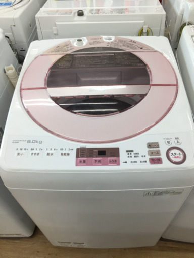 ＳＨＡＲＰ（シャープ）の洗濯機２０１６年製（ＥＳ－ＧＶ８Ａ）です。【トレファク東大阪店】