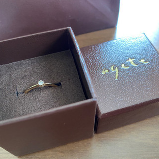 agate K18リング　美品💓値下げしました！