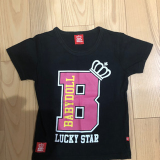 【ネット決済】ベビードール Tシャツサイズ120黒