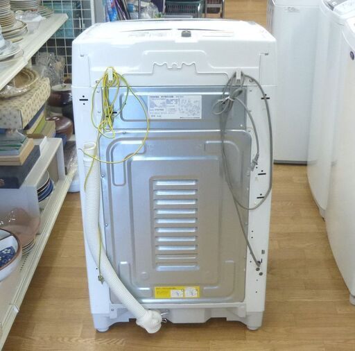 洗濯機 5.0kg 2013年製 東芝 AW-605 ホワイト/白色 TOSHIBA 全自動洗濯機 幅563×奥行580×高さ957㎜ 家電 札幌市 清田区 平岡