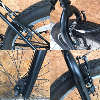 BAMBARI マットブラック FAT自転車 26インチ 6S