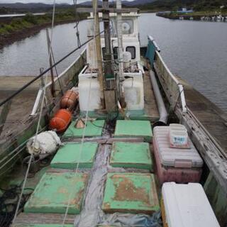 漁船 ヤンマー6CHS オートパイロット三段ローラー付