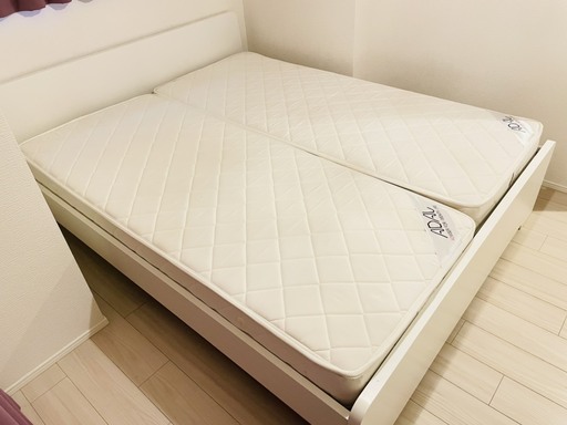 IKEA ベッドとマットレス　15000円　サイズ167＊207cm