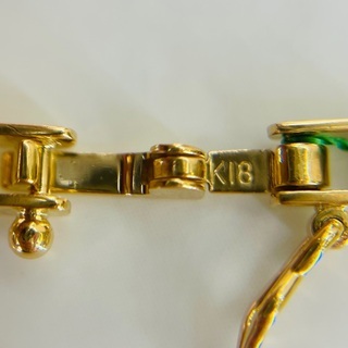 中古品】K18 12面トリプル 11g 45cm［523］