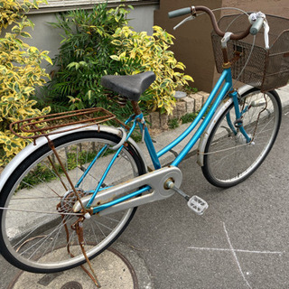 【ネット決済】自転車　自動ライト　タイヤ前輪新品
