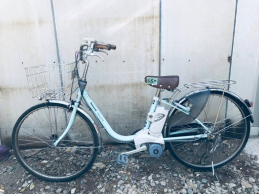 ⑤680番  電動自転車✨ Panasonic ビビ END63‼️