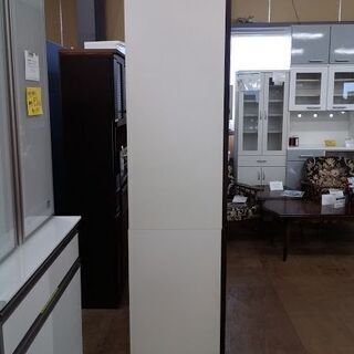 【愛品倶楽部柏店】　木研　３枚扉キッチンボード　ＫＳ－８００２　食器棚　こげ茶　【店舗同時販売中】　