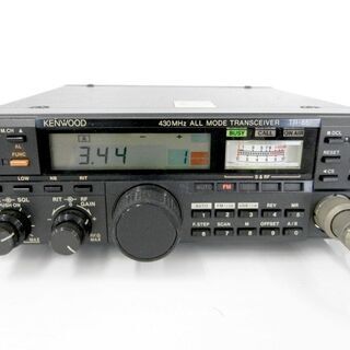 無線機 KENWOOD ケンウッド 430MHz オールモード TR-851 マイク付 トランシーバー 通電OK ジャンク扱い品 札幌 西野