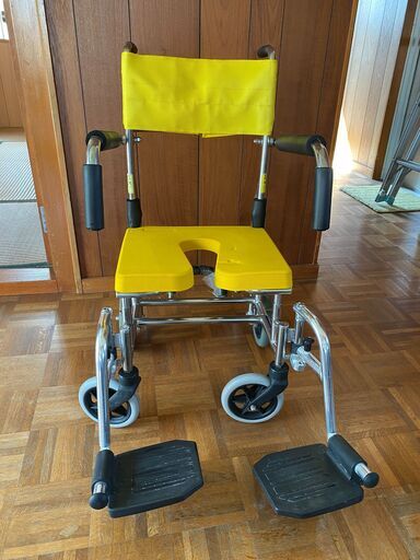 介助用車椅子KAWAMURA シャワーキャリー 入浴/お風呂/シャワー用-2