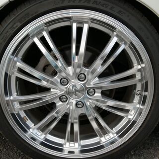 WEDS レオニスTR ミラーカット PCD100 5H 7J/47 ガリ傷なし(^^)/ 215/