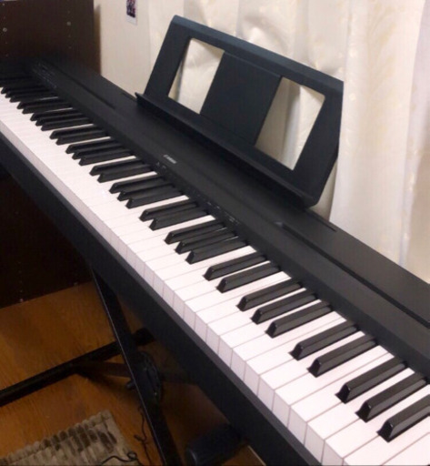 ネット決済可】YAMAHA P-45B 電子ピアノ 88鍵盤 Xダブルスタンド・X