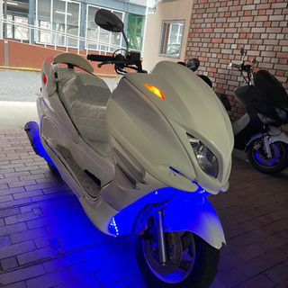 YAMAHAマジェスティーc】SG03J オールホワイトフルカスタム