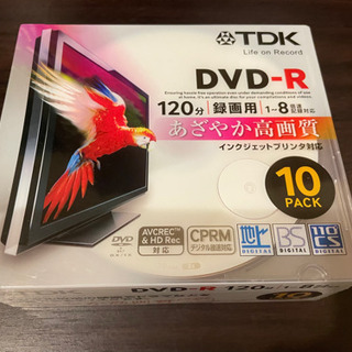 【新品】DVD-R 10枚 ケース付き