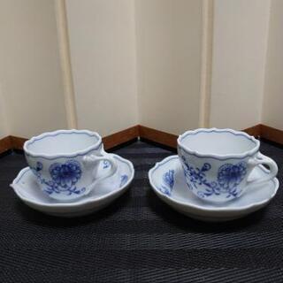 マイセン☆ブルーオニオン◇デミタスカップ＆ソーサー