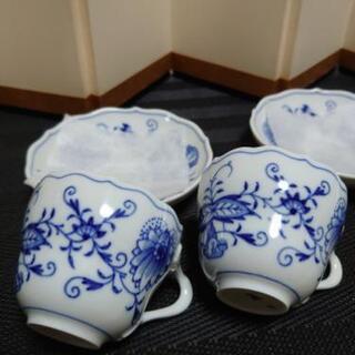 マイセン☆ブルーオニオン◇デミタスカップ＆ソーサー