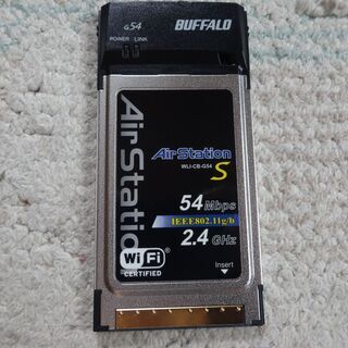 CardBus用 無線LANカード　54Mbps バッファロー ...