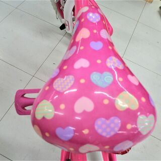 子供用自転車 AVIGO 12インチ you&me 押し手付き 補助輪付き ピンク 苫小牧西店
