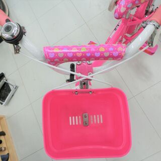子供用自転車 AVIGO 12インチ you&me 押し手付き 補助輪付き ピンク 苫小牧西店