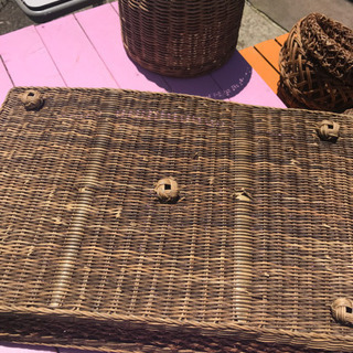 あけび＆籐のカゴ