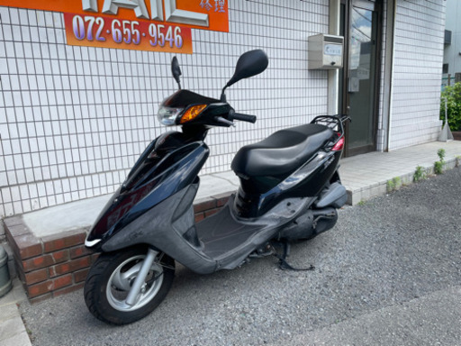 ☆8万円 アクシストリート バッテリー新品！セル1 実働車☆ヤマハ