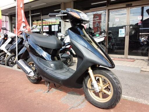 NO.3842　ライブディオＺＸ （ＤＩＯ） ２サイクル　ハネ付き　ディスクブレーキ　キャストホイール　ブラック　☆彡