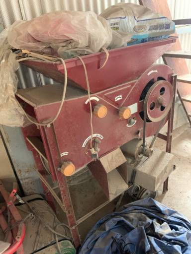 籾殻飛ばし機
