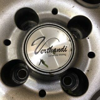 Verthandi ヴェルサンディ 社外ホイール 14インチ 4本 5.5J4HPCD100+38 ヴィッツ パッソ等 (VHE195) クレジットカード QR決済可能