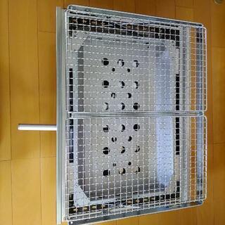 スノーピーク　リフトアップBBQ　BOX　＋　グリルプレートハーフ　深型