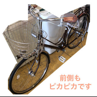 BRIDGESTONE カジュナ 自転車 26インチ 茶色 ママチャリ NO.218