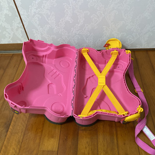 ライドオン子供用スーツケース（ピンク）