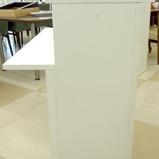 札幌市/清田区 カウンターデスク ホワイト パソコンデスク カウンター