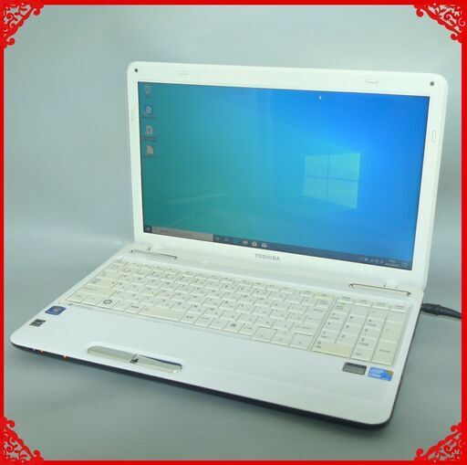 在庫処分 送料無料  1台限定 新品SSD搭載 ノートパソコン 中古良品 15.6型 東芝 T350/56BW Core i5 4GB Blu-ray 無線LAN Wi-Fi Windows10 LibreOffice済
