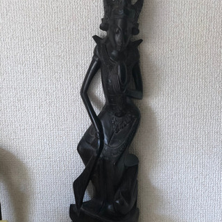 【ネット決済】🇮🇩インドネシア 黒檀製の像