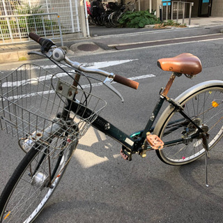 自転車　６段変速　タイヤサイズ26