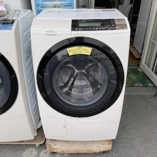 日立　ドラム式洗濯乾燥機　ビッグドラムスリム　BD-S8800L ライトグレー