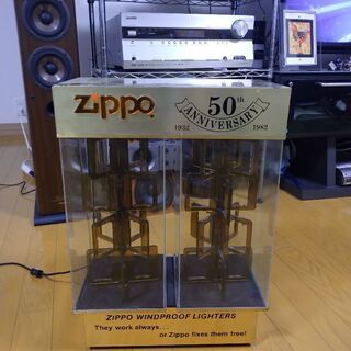 激レア Zippo 50周年記念店頭ショーケース