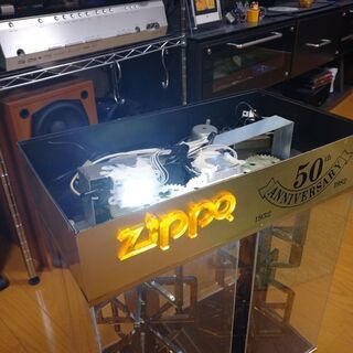 激レア Zippo 50周年記念店頭ショーケース