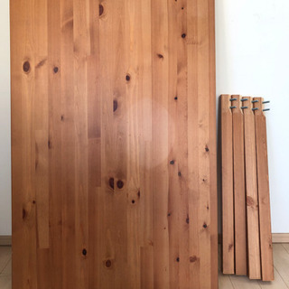 【ネット決済】木製ダイニングテーブル　IKEA