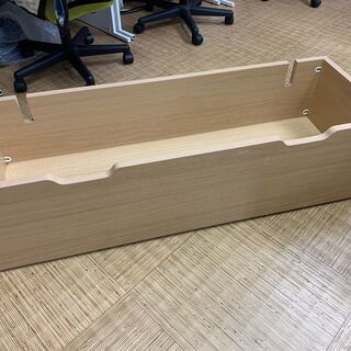【ネット決済】木製収納トロッコ W120cm用　店舗什器 システ...
