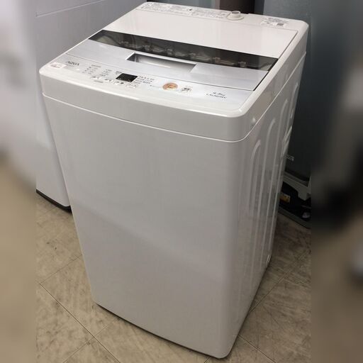 J589 ★6ヶ月保証付き★ AQUA アクア 全自動洗濯機 AQW-S45E 4.5kg 2018年製 ホワイト クリーニング、動作確認済み