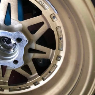 battle Racing 15インチPCD100 5.5 旧車風