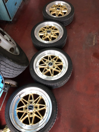 battle Racing 15インチ 100 5.5j 旧車風
