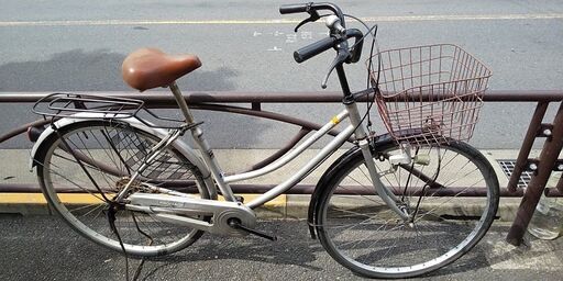 リユース/ユーズド自転車・27インチ・シルバー・お安め