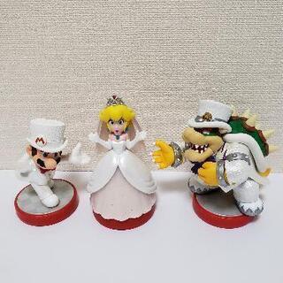 amiibo マリオ&ピーチ姫&クッパ ウェディング【美品】 