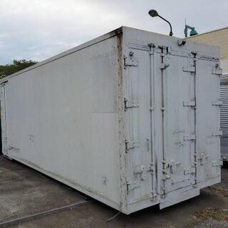 香取市山之辺】No.K-11 横扉付き 保冷コンテナ 長さ約580cm×幅218cm×高