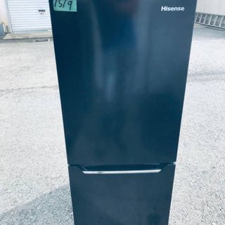 ✨2019年製✨1519番 Hisense✨2ドア冷凍冷蔵庫✨HR-D15CB