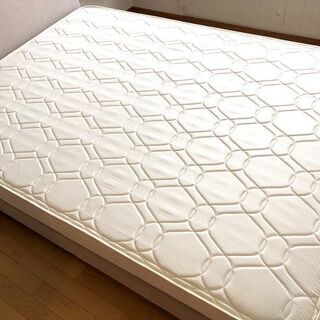 札幌近郊　送料無料　高級マットレス　展示品クラス　シモンズ　ダブルベッド　Beautyrest　硬め　マットレス